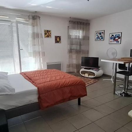 Beau Studio Tout Confort Au Calme Avec Parking . Apartment Villeurbanne Luaran gambar