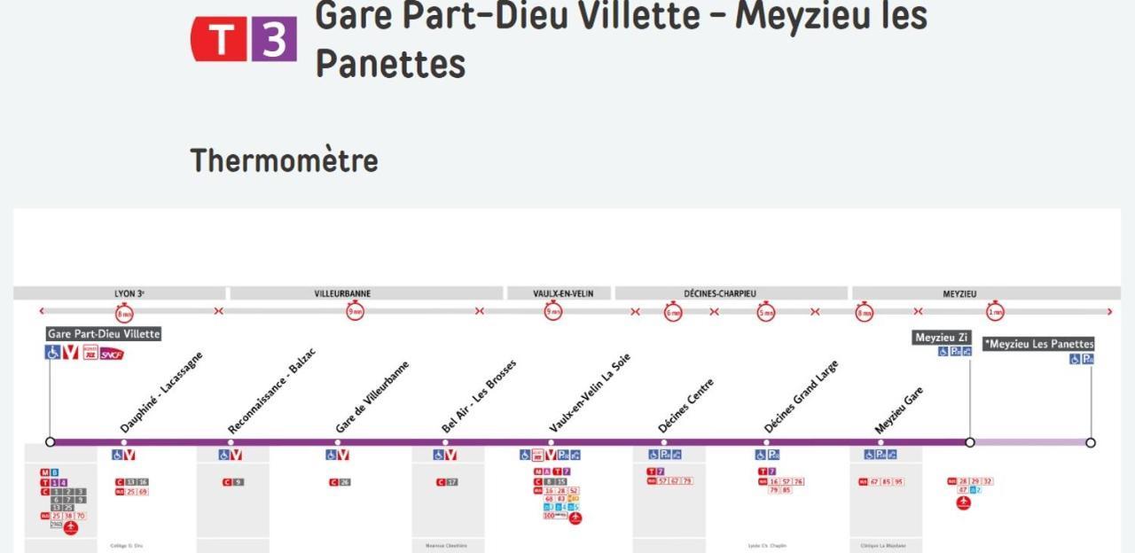 Beau Studio Tout Confort Au Calme Avec Parking . Apartment Villeurbanne Luaran gambar